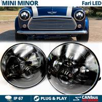 2 FARI LED 7'' PER MINI-MINOR Classic Epoca 6500K