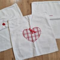 3 copricuscini fodere cuscini shabby 40 x 40