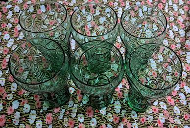 Bicchieri di vetro Coca cola 