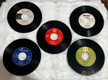 Lotto 5 vinili 45 giri musica varia