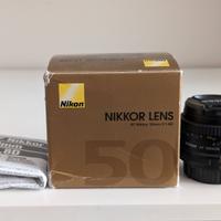 NUOVO Nikon AF-D Nikkor 50mm F 1.8 1,8