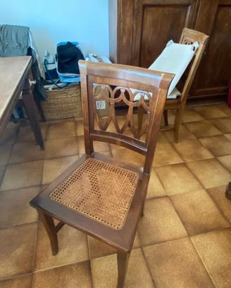 sedie intagliate – stile classico legno