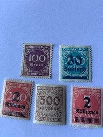 francobolli germania 1923