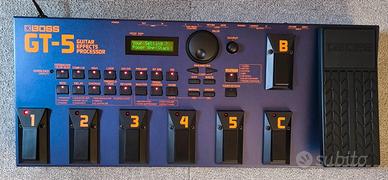 Pedaliera Multieffetto Boss GT-5 made in Japan