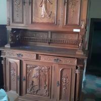 Mobili legno massello intarsiati