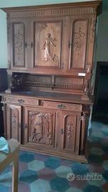 Mobili legno massello intarsiati