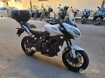 Kawasaki Versys 650 white bauletto - 2015
