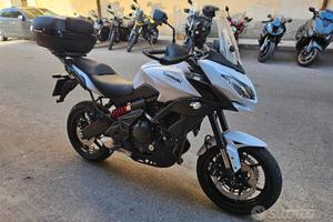 Kawasaki Versys 650 white bauletto - 2015