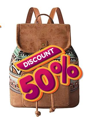 Zaino di Tela Bohemien Vintage Zaino