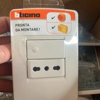 Presa placca e supporto kit intero