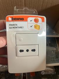 Presa placca e supporto kit intero