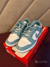 Nike dunk low retro white/denim turq