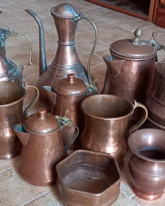 rame brocche e vasi vintage
