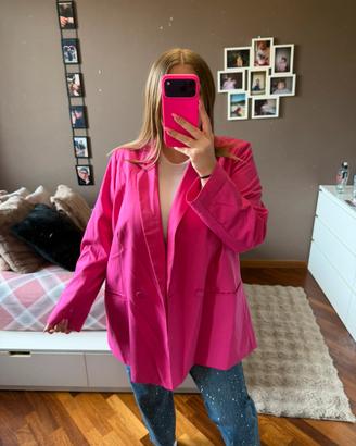 giacca blazer fucsia