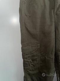 cargo donna verde militare