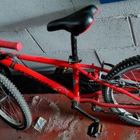 bicicletta Decathlon Rossa bambino