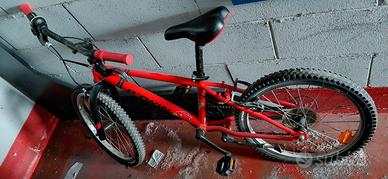 bicicletta Decathlon Rossa bambino