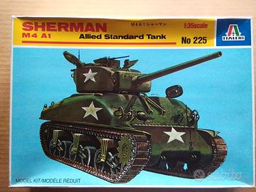 Italeri n. 225 ( 1980 ) Sherman M4 A1 Allied 