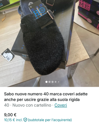 Ciabatte coveri nuove uomo donna