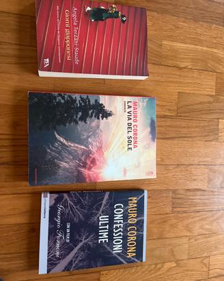 3 Libri Angela Terzani e Mauro Corona nuovi