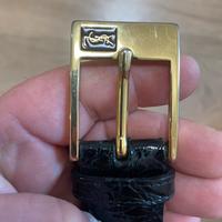 Cintura vintage saint lourent  vero coccodrillo