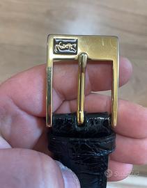 Cintura vintage saint lourent  vero coccodrillo