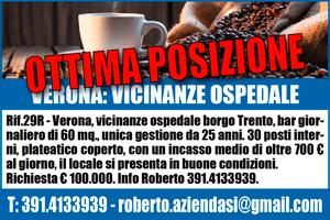 29R bar vicinanze ospedale B.go Trento,
