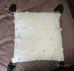 coppia di federe per cuscini divano salotto