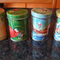 mulino bianco barattoli + vassoio vintage