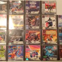 Giochi PlayStation 1 ps1 con custodia libricino CD