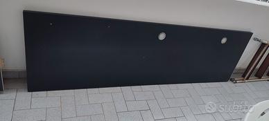 pannello legno con faretti 