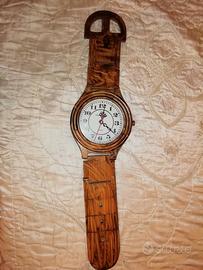 Orologio da muro in legno