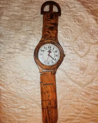 Orologio da muro in legno