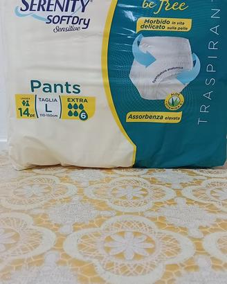 pannoloni a mutandina Serenity SoftDry Sensitive.