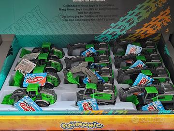 lotto 12 pz veicoli agricoli in plastica con friz