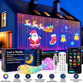 Tenda luminosa a LED intelligente