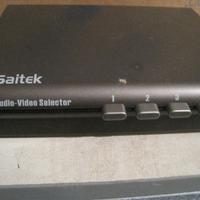 Saitek audio-video selector
