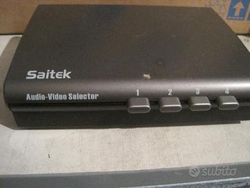 Saitek audio-video selector