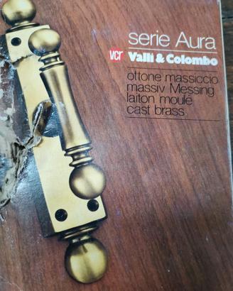 Splendida Maniglia Vintage Anni '70/'80 in Ottone
