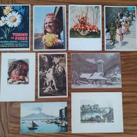 9 Cartoline vintage Italia 
