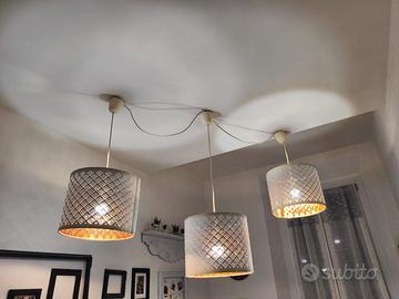 Lampadario a sospensione com 3 punti luce