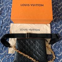 Louis Vuitton borsa Coussin MM nera pelle