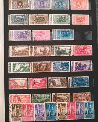 Francobolli Regno 1931-1942 + Servizi