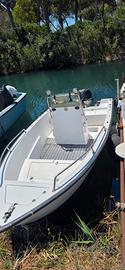 barca open 5.20m  con motore
