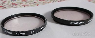 2 Filtri 49mm 1A Marumi e Tamron