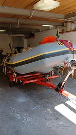Gommone e carrello 4 metri