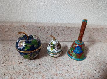 Soprammobili da collezione con tecnica cloisonne'