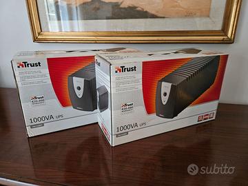 2 UPS Trust 1000VA - BATTERIE SOSTITUITE