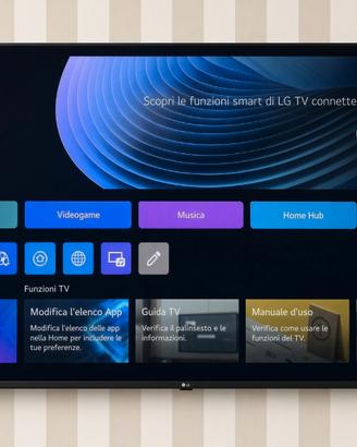 Smart TV LG 75" 4K Ultra HD webOS – come nuova