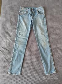 jeans chiari uomo elasticizzato tg 46